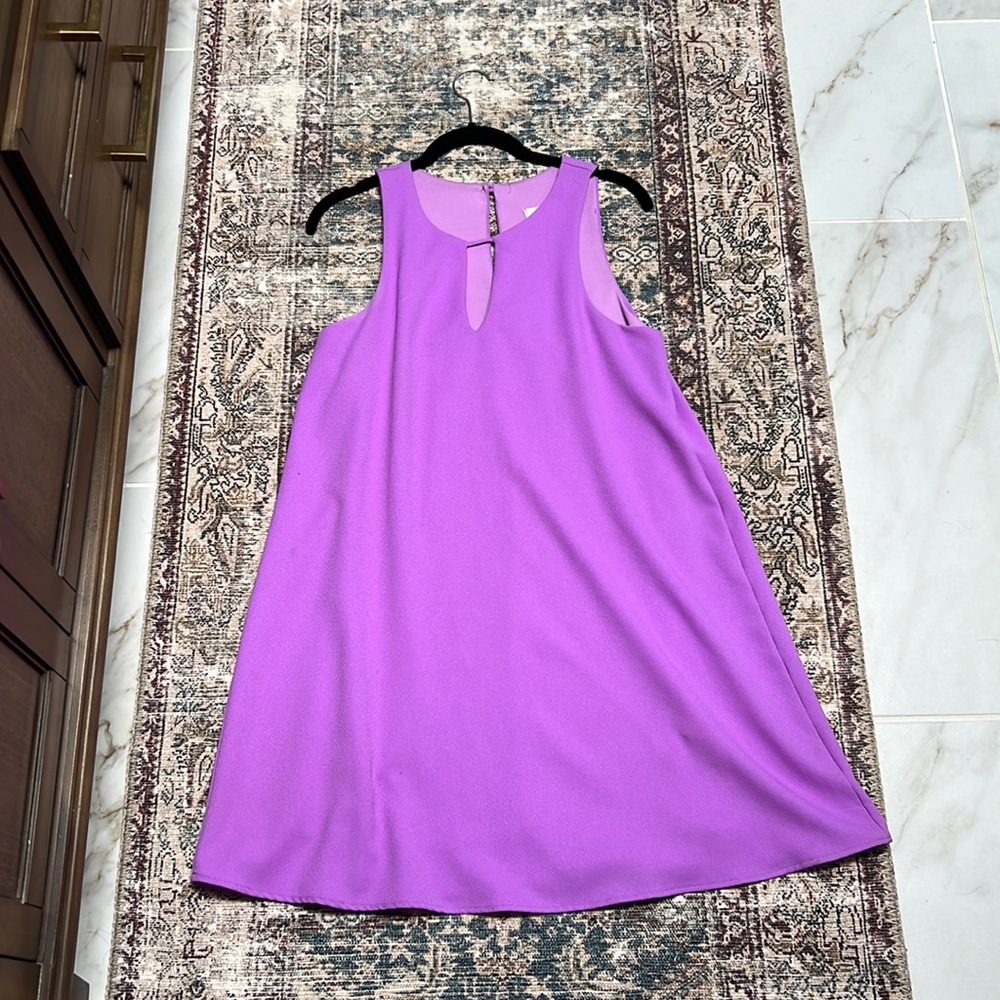 Purple EVERLY mini dress with cutout detail